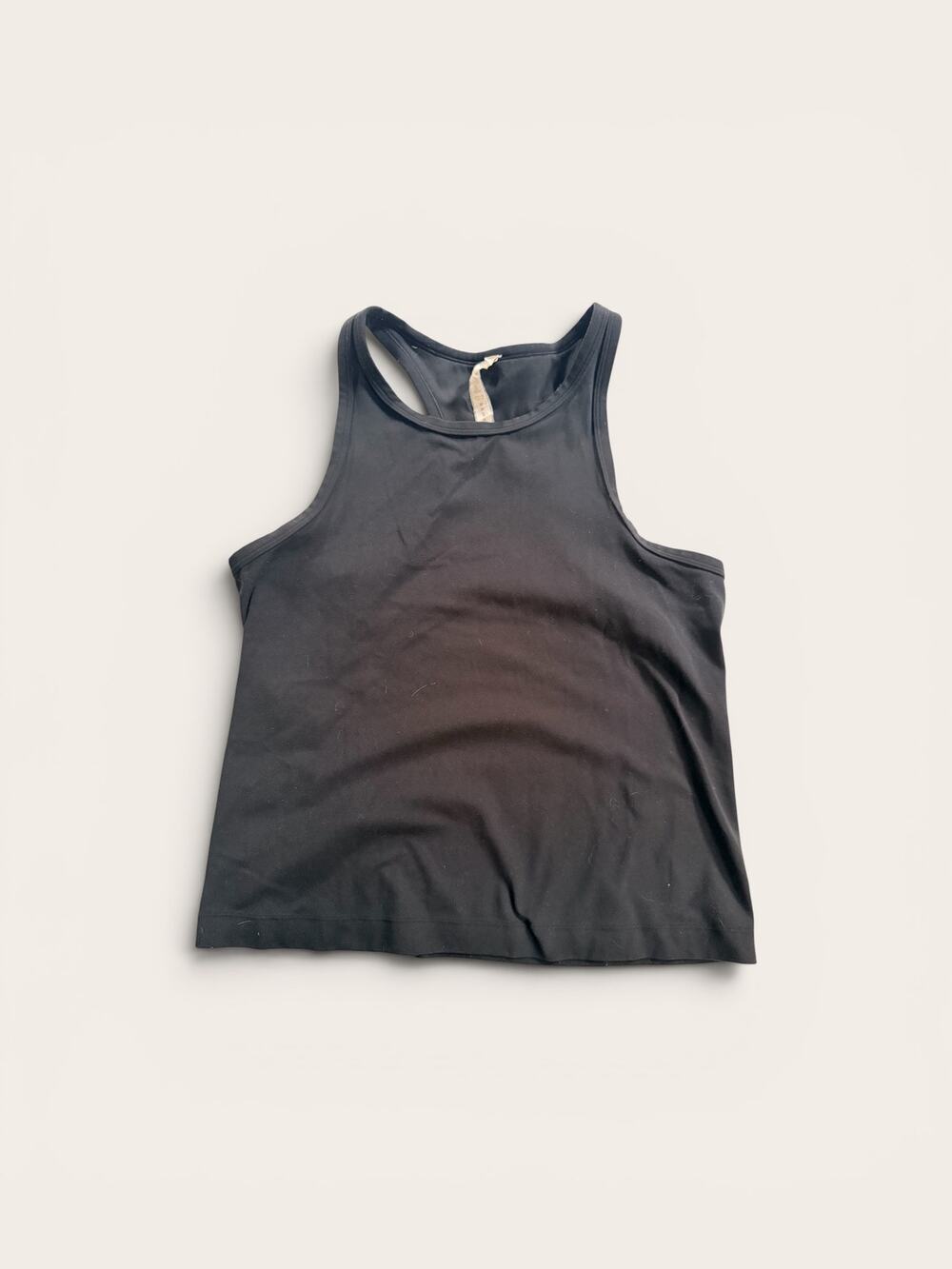 Lululemon High Neck Racerback Tank Top Black Size 12